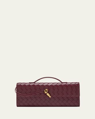 Bottega Veneta Long Andiamo Clutch Bag with Handle