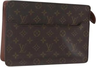 Louis Vuitton Pre-owned Vintage Clutch - Dames - Vintage Clutch - Bruin - ONE Size - Vintage