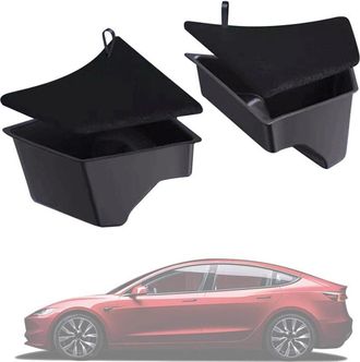 OEM Compartimientos Laterales De La Caja De Almacenamiento Del Maletero Trasero Compatibles Con Accesorios Del Tesla Model 3