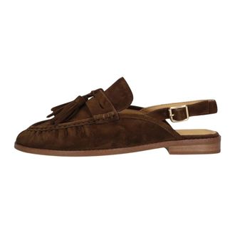 Stefano Lauran Schoenen, Dames, Bruin, 39 EU, Leer, 2900B Slingbacks