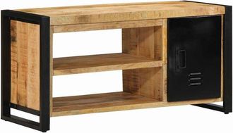 vidaXL Vidaxl - Banco De Zapatos Marr&oacute;n 100 X 40 X 50 Cm Madera Maciza De Mango