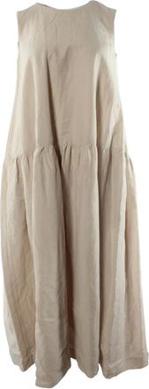 Max Mara Dames, Jurken, Beige, Maat: 2XS Katoen