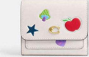 Coach Mila Small Flap Wallet With Sticker Print