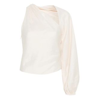 Self Portrait Draped-sleeve Top