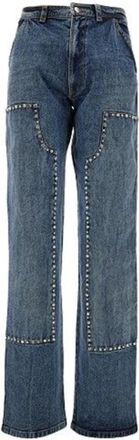 Des_Phemmes Klassieke Denim Jeans voor dagelijks gebruik - Dames - Regular Fit Jeans - Blauw - 2XS - Denim - Jeans