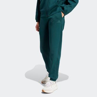 adidas Sporthose ADIDAS SPORTSWEAR W FI SL PT, Damen, Gr. L, N-Gr, aurora ivy, Obermaterial: 68% Baumwolle, 32% Polyester, Hosen Sporthose, Regul&auml;r geschnitt