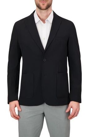 C-LAB NYC Packable Woven Tech Jacket in Black at Nordstrom Rack, Size 42