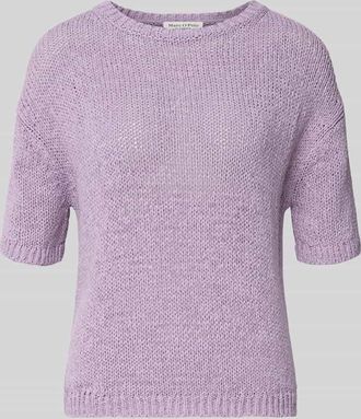 Marc O'Polo Loose Fit Pullover aus Baumwoll-Mix in Flieder, Gr&ouml;&szlig;e XXL