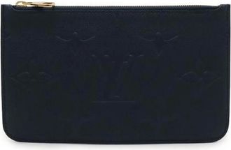 Louis Vuitton Pre-owned Clutches, female, Blue, Size: ONE SIZE Pre-owned Canvas Clutch