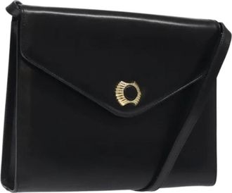 Ferragamo Tweedehands leren schoudertassen - Dames - Vintage Schoudertas - Zwart - ONE Size - Leer - Vintage