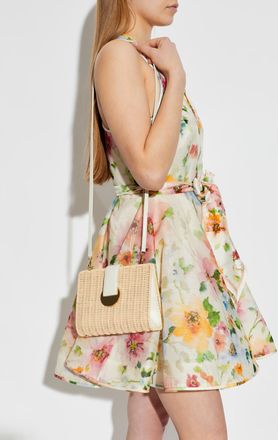 Rodo Shoulder Bag With Logo, Womens, Beige