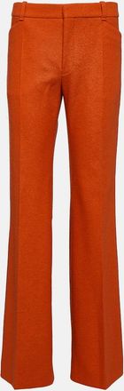 Chloé Felted wool and cashmere jersey flared pants