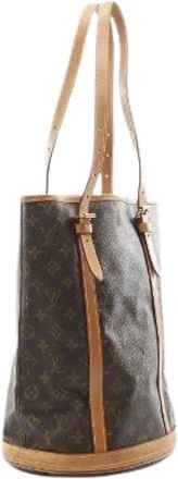 Louis Vuitton Pre-owned Bucket Bags, female, Brown, Size: ONE SIZE Pre-owned Canvas louis-vuitton-bags