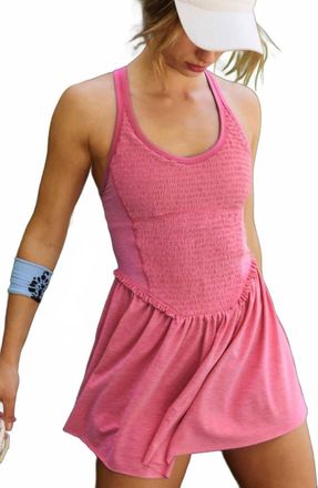 Free People Movement Smockin Hot Dress In Hibiscus