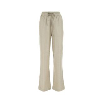 Co Broeken, Dames, Beige, M, Wide Broeken