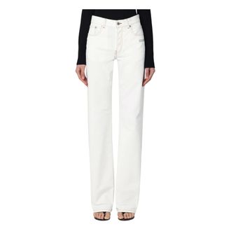 Off-white Jeans Blancos Acampanados - Jeans - Mujer - Blanco - W25