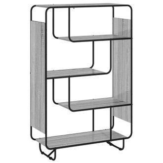 vidaXL Aparador Alto Sonoma Gris 93.5 X 37.5 X 144 Cm Vidaxl