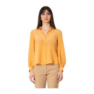 Max Mara Camisa de seda - Blouses & Shirts - Mujer - Naranja - M
