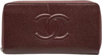 Chanel Pre-owned Wallets, female, Red, Size: ONE SIZE Pre-owned Wallet