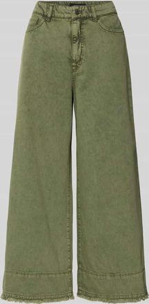 Marc Cain Wide Fit Jeans mit Lyocell-Anteil im 5-Pocket-Design in Oliv, Gr&ouml;&szlig;e 38