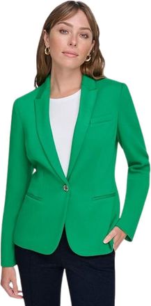 Tommy Hilfiger Womens Blazer - Business Jacket with Flattering Fit and Single-Button Closure, Jolly Green, 12