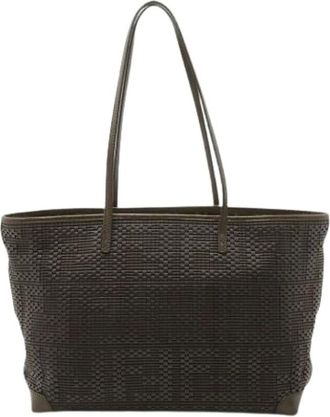 Fendi Pre-owned Tote Bags, female, Brown, Size: ONE SIZE Pre-owned Zucca Shoulder Tote Bag