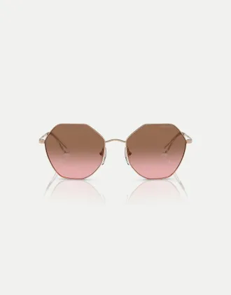 Vogue Eyewear - VO4180S - Occhiali da sole irregolari oro rosa con lenti rosa