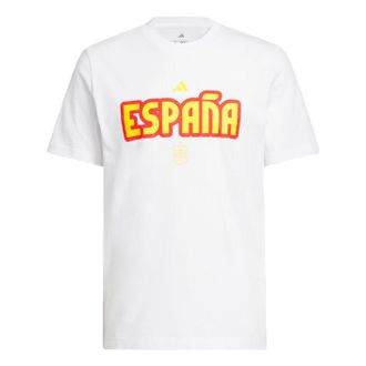adidas World Cup 26 Spain Home Graphic T-Shirt White KG3085