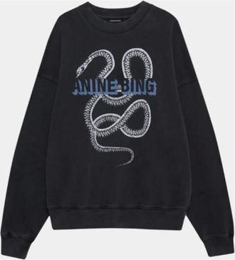 Anine Bing Mujer, Sudaderas, Negro, Talla: XS
