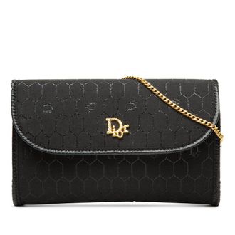 Dior Pre-owned Dior Honeycomb Canvas Chain Flap Crossbody Ladies 6OVK74OWU6EUB4L1