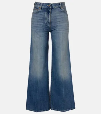 Valentino Jeans anchos con VGold