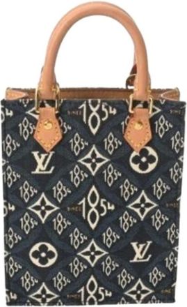 Louis Vuitton Pre-owned Tote Bags, female, Blue, Size: ONE SIZE Pre-owned Vintage Shoulder Bag