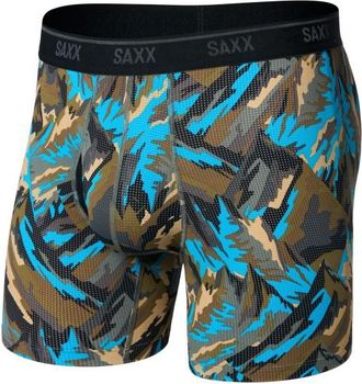 Saxx Quest Quick-Dry Mesh Boxer Brief Fly Kunstfaserunterw&auml;sche f&uuml;r Herren | bunt