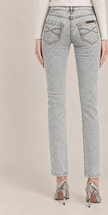 Brunello Cucinelli Stone Denim Slim Jeans