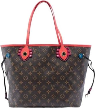Louis Vuitton Pre-owned Tote Bags, female, Multicolor, Size: ONE SIZE Pre-owned Totem Neo Neverfull MM