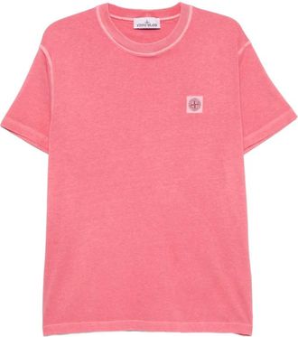 Stone Island T-shirt - Heren - T-shirts - Roze - L - Tops