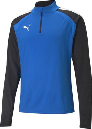 Puma Mens TeamLIGA 1/4 Zip Top, Electric Blue Lemonade, XXL