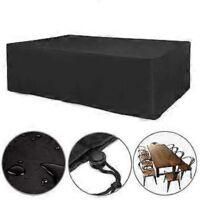OEM Funda Rectangular Impermeable Para Mesa De Jard&iacute;n, 213 X 132 X 74 Cm, 210d, Protecci&oacute;n Uv, Para Uso Interior O Exterior. - Crezuo