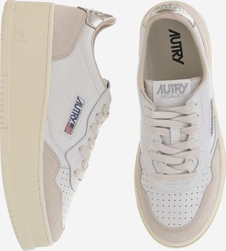 Autry Womens Sneakers Medalist Platform Low Leather Multicolour Cow Trainers