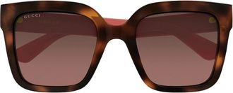 Gucci Gg 2190S Zonnebril - Dames - Zonnebrillen - Veelkleurig - 53 MM - Nylon - Accessoires