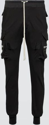 Rick Owens Mastodon cotton cargo sweatpants