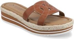Journee Collection Rosalinda Slide Sandal in Cognac at Nordstrom Rack, Size 6.5