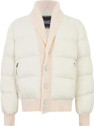 Herno Gewatteerde jas - Heren - Winterjassen - Beige - 2XL - Wol - Jassen