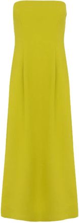 Lenny Niemeyer strapless midi dress - Green