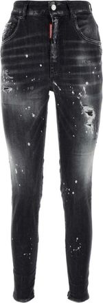 Dsquared2 Black stretch denim Twiggy jeans