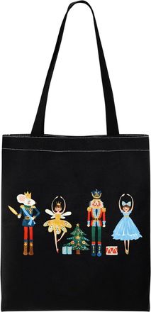 Generic Nutcracker Ballet Tote Bag Navy Nutcracker Dance Merchandise Christmas Ballet Gift (N-utcracker B-allet-tb)