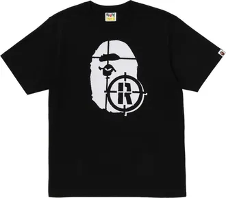 A Bathing Ape Hunting Ape Head T-Shirt Black 0ZXTEM340101QBKX
