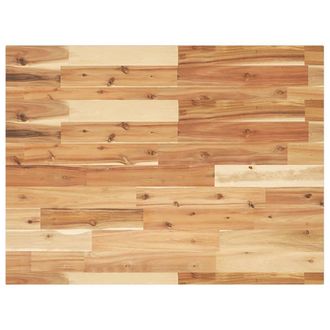 Berkfield Home Bathroom Vanity Top Oil Finished 80x60x2 cm Solid Wood Acacia in Brown | Size: 80 x 60 x 2 cm