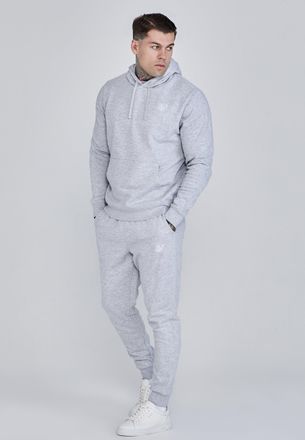 Siksilk Conjunto de Sudadera Gris Marl y Pantalones Joggers para Hombres XXL