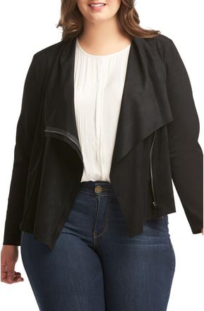 Tart Lemon Tart Sayna Moto Jacket in Black at Nordstrom Rack, Size 4X